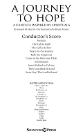 A Journey To Hope (A Cantata Inspired By Spirituals) - Score