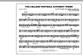 Fox College Football Saturday Theme - Bb Clarinet 2