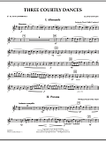 Three Courtly Dances - Eb Alto Saxophone 1