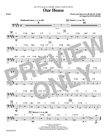 Our House (arr. Ed Lojeski) - Bass 