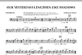 Our Yesterdays Lengthen Like Shadows - Trombone 1