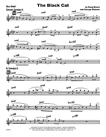 The Black Cat - Solo Sheet 