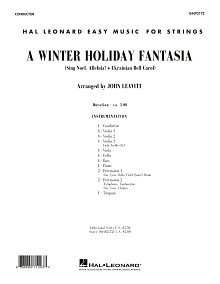 A Winter Holiday Fantasia - Conductor Score (Full Score) 