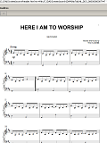 Here I Am To Worship