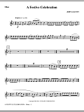 A Festive Celebration - Oboe