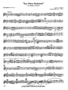 Eine Kleine Nachtmusik (1st Movement - Allegro) (arr. Frank Sacci) - Eb Clarinet 