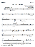 You, You Are God - Bb Trumpet 2,3