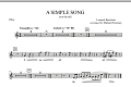 A Simple Song (from Mass) - Oboe
