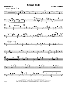 Small Talk - 3rd Trombone 