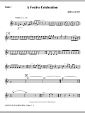 A Festive Celebration - Violin 1
