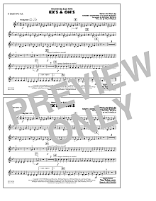 Ex's & Oh's - Eb Baritone Sax 