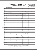 Mary's Little Baby - Full Score