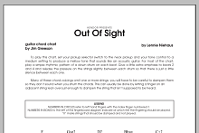 Out Of Sight - Guitar Chord Chart 