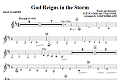God Reigns In The Storm - Bass Clarinet