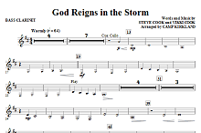 God Reigns In The Storm - Bass Clarinet 