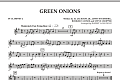Green Onions - Bb Clarinet 2