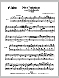 Variations (9) On An Aria By Paisiello, Woo 69