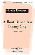A Boat Beneath A Sunny Sky
