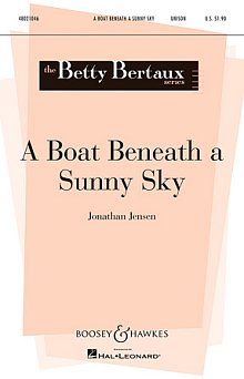 A Boat Beneath A Sunny Sky 
