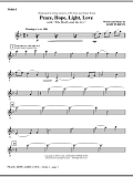 Peace, Hope, Light, Love (with The Holly And The Ivy) - Violin 1