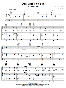 Wunderbar (from Kiss Me, Kate) 