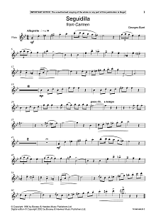 Seguidilla (from Carmen) 