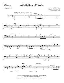 A Celtic Song of Thanks - Solo Cello 