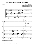 How Bright Appears the Morning Star (arr. John Leavitt) - Full Score