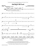 Oh Sing to the Lord - Percussion