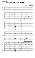 O Loving Father Of The Stars (from Morning Star) - Full Score
