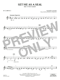 Set Me as a Seal (arr. Robert C. Cameron) - Bb Clarinet 2