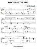 O Worship The King [Classical version] (arr. Phillip Keveren)