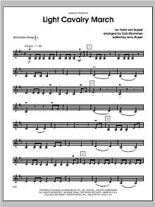 Light Cavalry March - Violin 3 