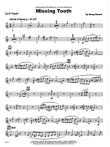Missing Tooth - 2nd Bb Trumpet 