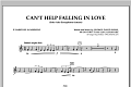 Can't Help Falling In Love (Solo Alto Saxophone Feature) - Eb Baritone Saxophone