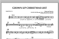 Grown Up Christmas List (with Optional Vocal Solo) - Baritone T.C.