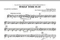 What Time Is It (from High School Musical 2) - Eb Baritone Saxophone