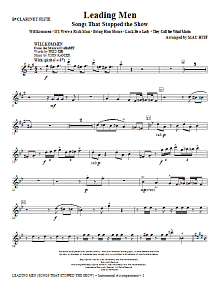 Leading Men: Songs That Stopped The Show (Medley) - Clarinet/Flute 