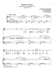 Bonny at morn (from Eight Folksong Arrangements - 1976) 