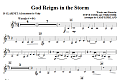 God Reigns In The Storm - Clarinet 3 (Sub. Viola)