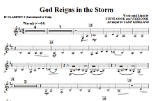 God Reigns In The Storm - Clarinet 3 (Sub. Viola) 