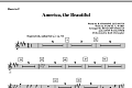 America, The Beautiful - F Horn