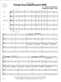 Finale From Beethoven's Fifth - Full Score