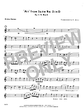 Air From Suite #3 In D - Eb Alto Clarinet