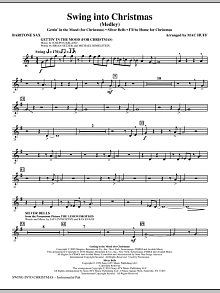 Swing Into Christmas (Medley) - Baritone Saxophone 