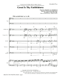 Great Is Thy Faithfulness (arr. Tom Fettke) - Full Score