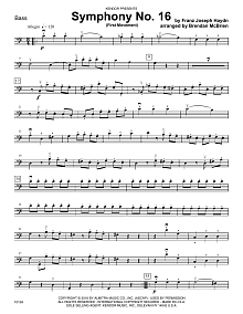 Symphony No. 16 (First Movement) - Bass 