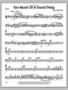 Too Much of a Good Thing - Guitar 