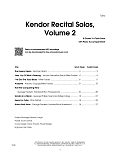 Kendor Recital Solos, Volume 2 - Tuba - Tuba