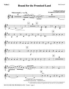 Bound for the Promised Land - Violin 2 